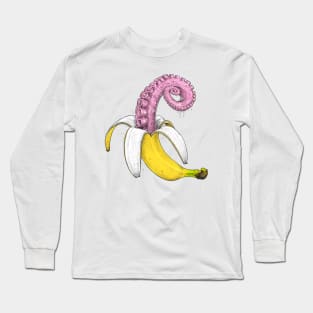 Octopus banana Long Sleeve T-Shirt